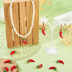 Кулоны с эмалью из латуни&nbsp;KK-TA0002-55