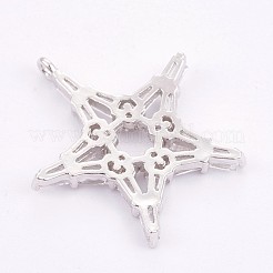 Латунные микро проложить кубического циркония подвески&nbsp;ZIRC-E149-09P