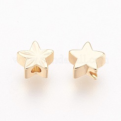 Латунные бусины&nbsp;X-KK-T014-98G