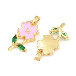 Laiton avec pendentifs en émail&nbsp;KK-CBA9AB3-18G-02