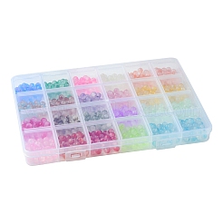 Наборы для изготовления круглых браслетов из бисера из искусственного нефритового стекла своими руками&nbsp;DIY-FS0006-19