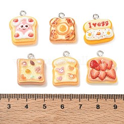 Pendentifs en résine opaque imitant des aliments&nbsp;RE-CBAFB89-02
