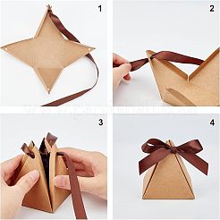 Бумажная шкатулка CON-WH0076-12B