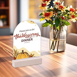 Акриловые карточки с местами для стола AJEW-WH0060-09A