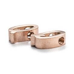 Placcatura ionica (ip) ciondoli in acciaio inossidabile 304&nbsp;STAS-K216-41Q-RG