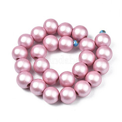 Расписные бусины из натурального дерева WOOD-S053-58I