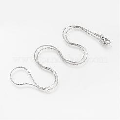 Не тускнеющие ожерелья из нержавеющей стали 304 STAS-S066-21