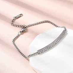 Браслеты из нержавеющей стали 304 со стразами&nbsp;BJEW-P369-01P