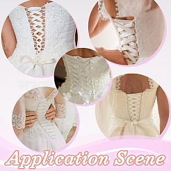 Austausch des Reißverschlusses für Brautkleider&nbsp;DIY-WH0504-363E