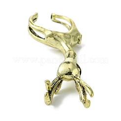 Кольцо мундштука из сплава оленя RJEW-K275-28AB