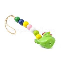 Пластиковые подвески с изображением петуха на пасху&nbsp;HJEW-TAC0013-14B