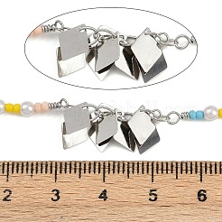 Латунные цепи с ромбическими звеньями CHC-H115-29P