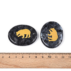 Cabochon di larvikite naturale&nbsp;G-T143-28C