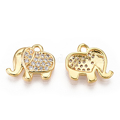 Латунные микро проложить кубического циркония подвески X-ZIRC-K082-034A