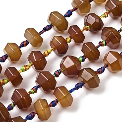 Натуральный красный агат бисер нитей G-C258-03