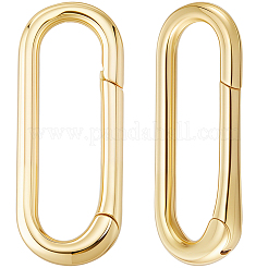 6 шт. латунные пружинные кольца-затворы KK-BBC0020-06