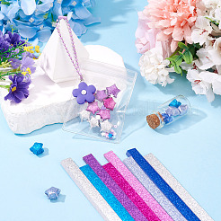 200 Stück 2 Farben Glücksstern-Origami-Papier&nbsp;DIY-TADJ0001-11