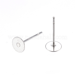 Фурнитура для сережек-гвоздиков из нержавеющей стали марки 304 A-STAS-D448-088P-5mm