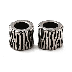 Европейские бусины из нержавеющей стали 304 STAS-B035-09AS