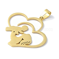 Pendentifs en acier inoxydable 304&nbsp;STAS-C097-12G