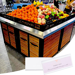 Рамка дисплея карты таблицы пвх&nbsp;LS-AJEW-WH0252-62