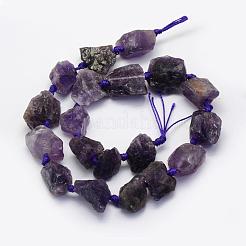 Природный аметист нитей бисера G-G697-E06
