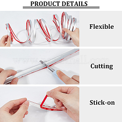 ПВХ самоклеящаяся гибкая молдинговая отделка&nbsp;DIY-WH20007-40C-04