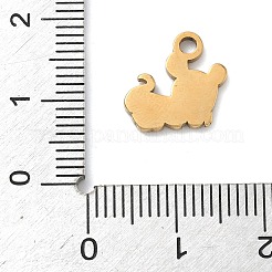 Подвески из нержавеющей стали 304 с эмалью&nbsp;LS-STAS-G374-01G-06