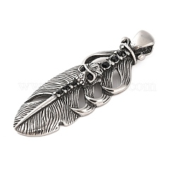 Большие подвески из хирургической нержавеющей стали 316 STAS-Z073-34AS