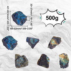 Необработанные самородки натурального лабрадорита G-WH0026-11