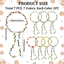 7 шт. 7 цвета&nbsp;AJEW-CP0008-27