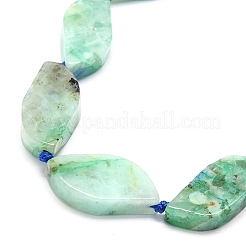 Натуральные бусы из хризоколлы и лазурита G-G106-F01-01