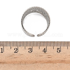 Кольца-манжеты из нержавеющей стали 304 для женщин RJEW-A079-09C-P