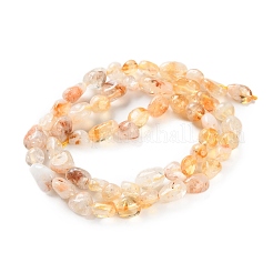 Природного кварца lodolite нитей бисера G-P497-01C-28