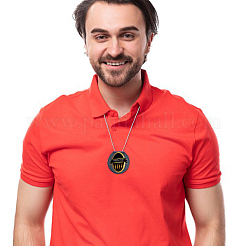 Porte-badge en simili cuir&nbsp;AJEW-WH0009-93B