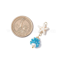 Подвески из стекла в виде морских организмов&nbsp;PALLOY-MZ00700-04