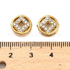 Бусина из хрусталя и страз из нержавеющей стали 304 STAS-U047-32G