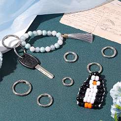 32шт 4 стиля пружинные кольца из цинкового сплава FIND-SC0005-23