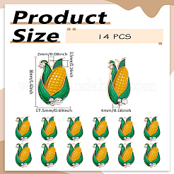 14 шт. Подвески из сплава с эмалью&nbsp;ENAM-LP0001-95