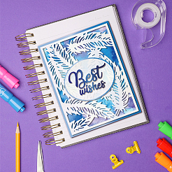 Углеродистая сталь разрезает трафареты DIY-WH0309-1958