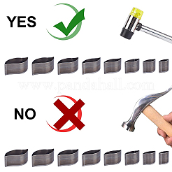 Fustellatrice per fustelle in pelle in acciaio ad alto tenore di carbonio&nbsp;DIY-WH0179-007