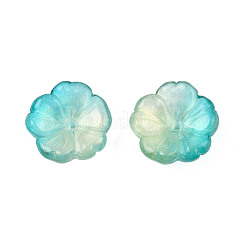 Perle di vetro verniciate a spruzzo trasparente&nbsp;GLAA-Q089-003-G001