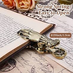 1 handförmiger Lesezeichenclip aus Legierung&nbsp;AJEW-CP0010-81