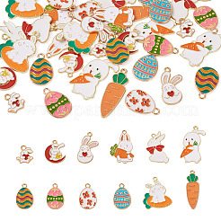 Подвески из сплава эмали 48шт 12 стиля&nbsp;ENAM-TA0001-31