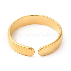 Ионное покрытие(ip) 304 нержавеющая сталь луна и звезда открытое кольцо-манжета для женщин RJEW-E063-10G