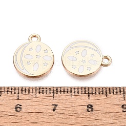Emaille Anhänger Legierung&nbsp;ENAM-Q002-03G-01