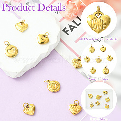 7 шт. 7 стиля подвески из нержавеющей стали 304&nbsp;STAS-CJ0003-15