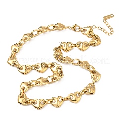 Цепочки-сердечки из нержавеющей стали 304 для женщин NJEW-B150-02G