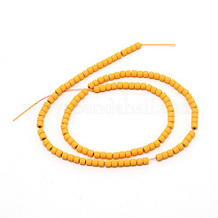 Chapelets de perles en hématite synthétique sans magnétiques&nbsp;G-WH0018-01B
