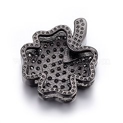 Ottone micro spianare fascini dello scorrevole zirconi&nbsp;ZIRC-G147-12-NR
